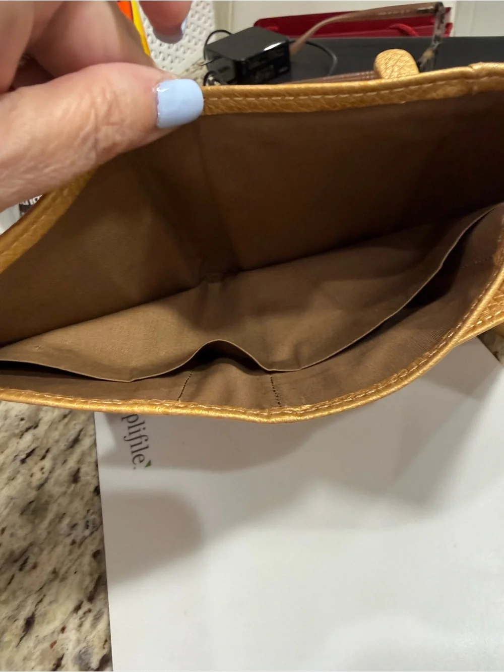 Bosca New Gold Leather Women’s Wallet - Stylish Folded Clutch